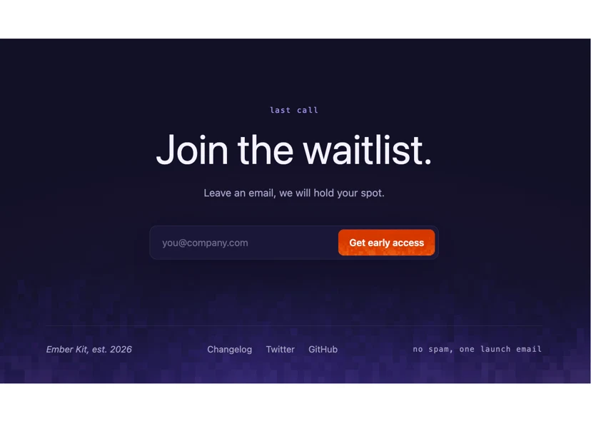 One confident next step interface demonstration