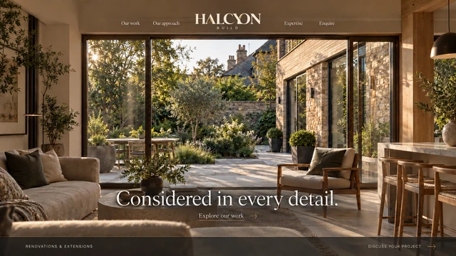 Halcyon Build website