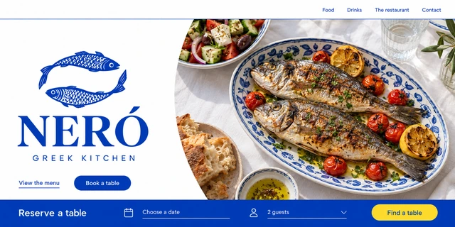 Neró website design