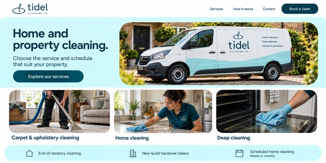 Tidel website design